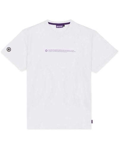 Octopus T-shirt outline logo tee - Bianco