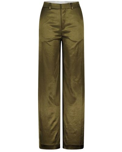 DRYKORN Straight Trousers - Green