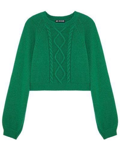 Roy Rogers Knitwear > round-neck knitwear - Vert