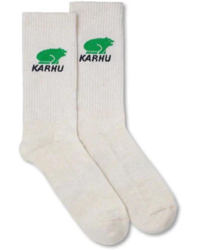 Karhu Calze classiche logo bianco verde