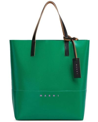 Marni Tote Bags - Green