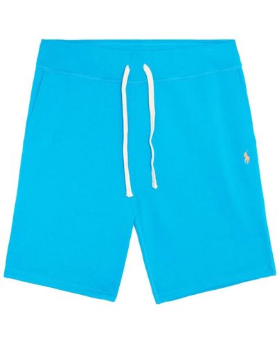 Ralph Lauren Shorts atletici del logo classico - Blu