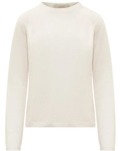 Jucca Knitwear > round-neck knitwear - Blanc