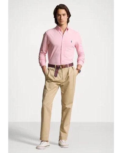Ralph Lauren Rosa hemd - klassische eleganz - Pink