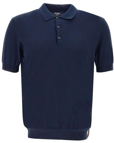 K-Way Polo Shirts - Blue