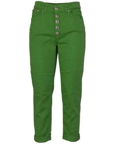 Dondup Jeans > cropped jeans - Vert