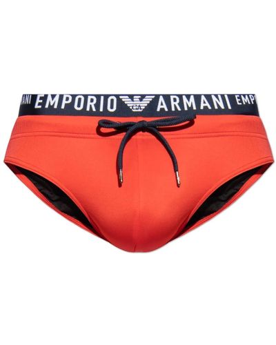 Emporio Armani Swimwear - Rot