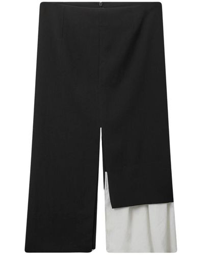 THE GARMENT Cropped Trousers - Black