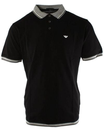 Armani Polo Shirts - Black