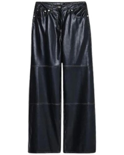 Stand Studio Wide Trousers - Blue