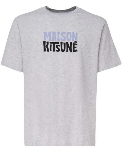 Maison Kitsuné T-Shirts - Grey