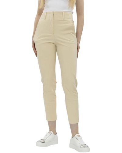 Incotex Leather Trousers - Natur