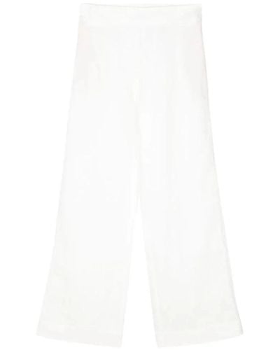 Ermanno Scervino Wide trousers - Blanco