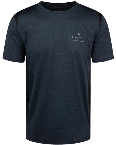 Cruyff Montserrat elysium t-shirt schwarz - Blau