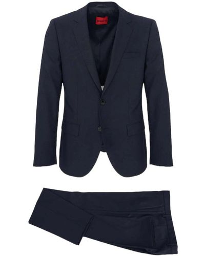 BOSS Single Breasted Suits - Blue