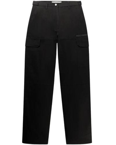 Daily Paper Straight Trousers - Black