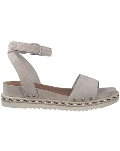 Tamaris Flat Sandals - Grey