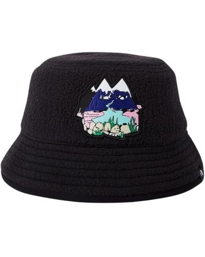 The North Face Grafische patch bucket hat - Schwarz