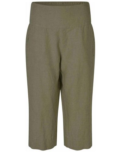 Masai Trousers > cropped trousers - Vert