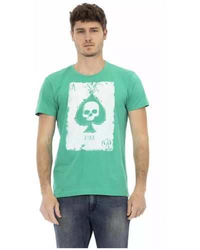 Trussardi Tops > t-shirts - Vert