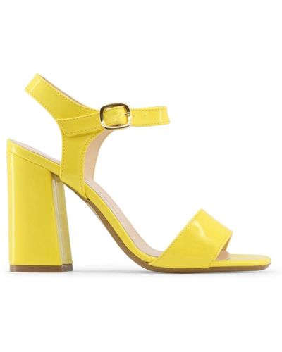Made in Italia High Heel Sandals - Yellow