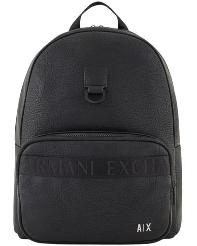 Armani Exchange Backpacks - Black