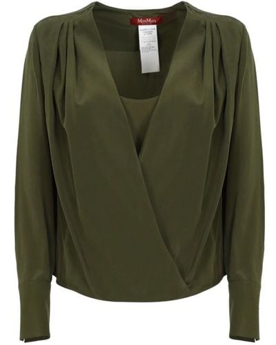 Max Mara Studio Blouses & shirts > blouses - Vert
