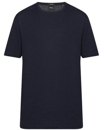 BOSS Tops > t-shirts - Bleu