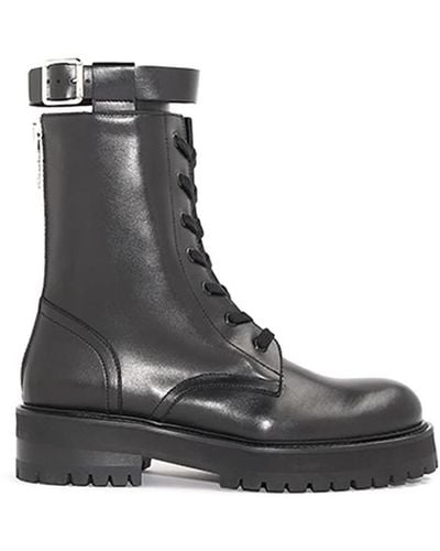 Dondup Lace-Up Boots - Black