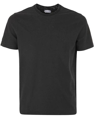 Zanone Grundlegende kurze Ärmel-T-Shirt - Schwarz