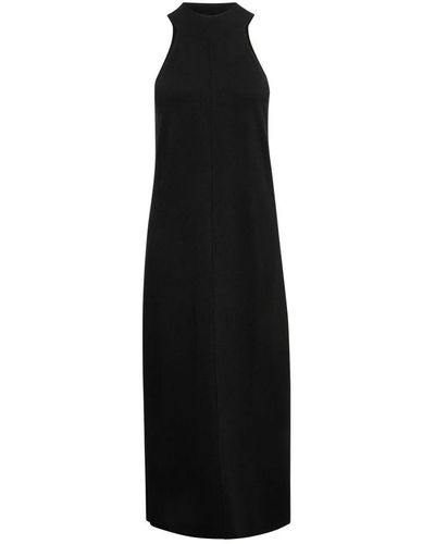 My Essential Wardrobe Entspannte silhouette schwarzes kleid