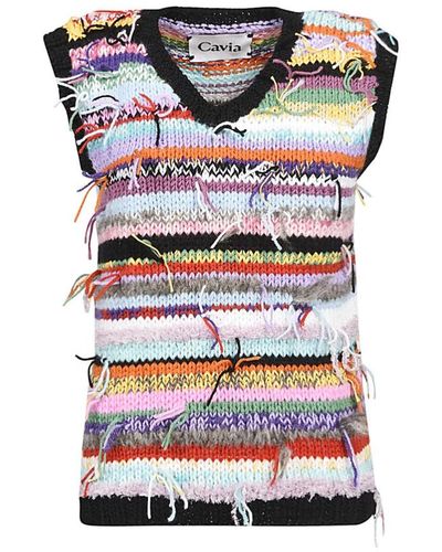 CAVIA V-Neck Knitwear - Multicolour