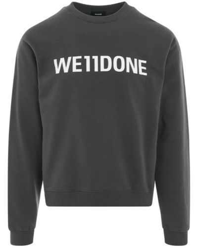 we11done Sweatshirts - Gray
