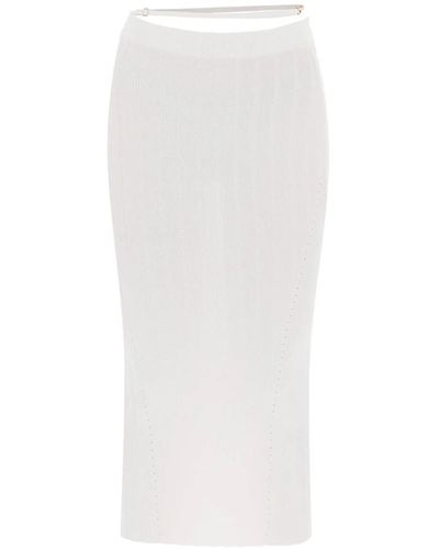 Jacquemus Midi skirts - Blanco