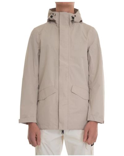 Ecoalf Cachialf hooded jacket - Braun