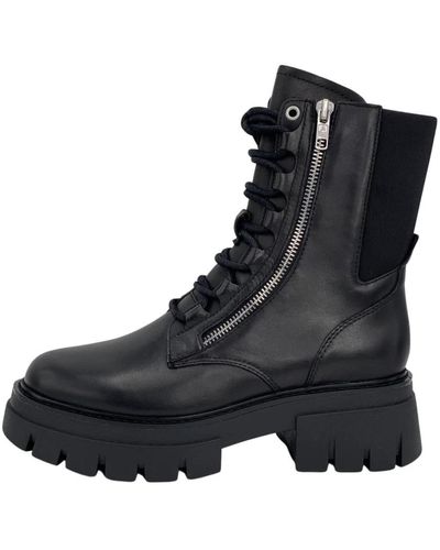 Ash Lace-Up Boots - Black