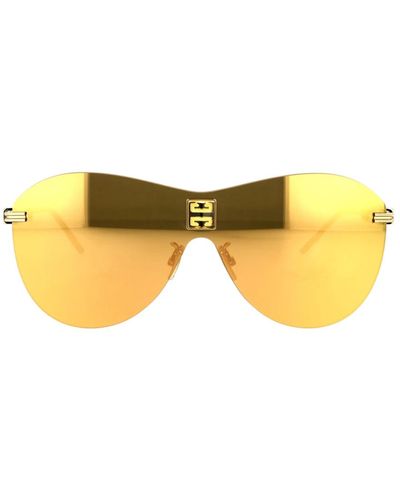Givenchy Moderne sonnenbrille mit metallischen akzenten - Gelb