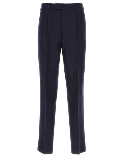 Zegna Pantaloni di lino di alta qualità - Blu