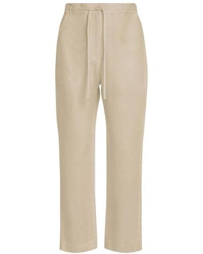 Tommy Hilfiger Straight Trousers - Natural