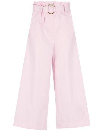 Pinko Cropped Pants - Pink