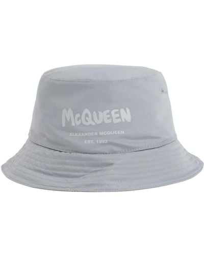 Alexander McQueen Hats - Grey