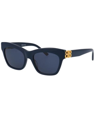 Balenciaga Stylische sonnenbrille bb0132s - Blau