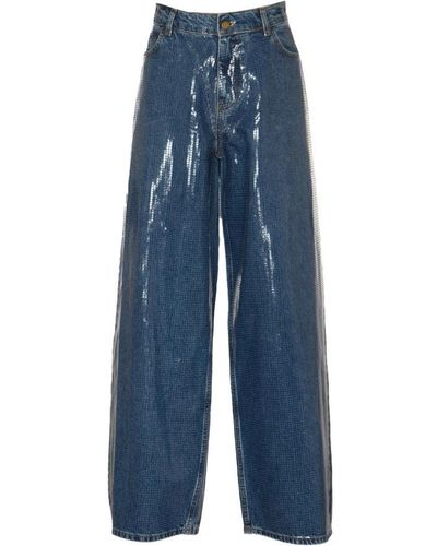 Philosophy Di Lorenzo Serafini Wide Jeans - Blue