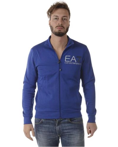 EA7 Hoodies - Blau