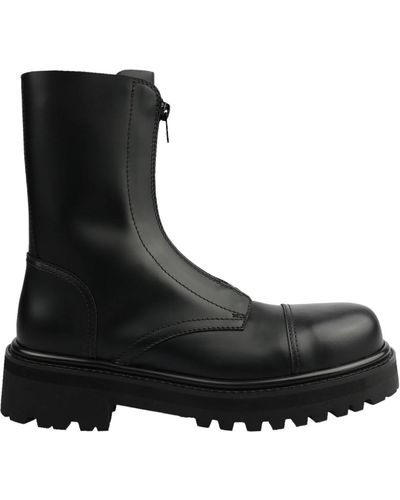 Vetements Leather boots - Nero