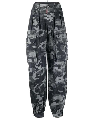 DSquared² Straight Trousers - Black