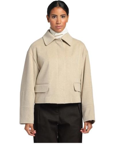 FEDERICA TOSI Light Jackets - Natural