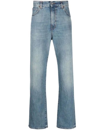 Haikure Jeans in cotone organico a gamba dritta - Blu