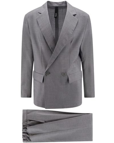 Hevò Suits > suit sets > double breasted suits - Gris