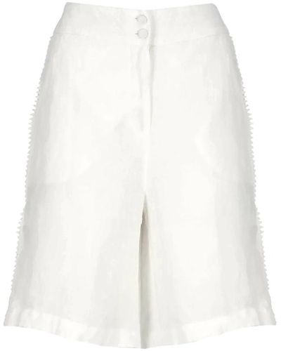 120% Lino Shorts - Blanc